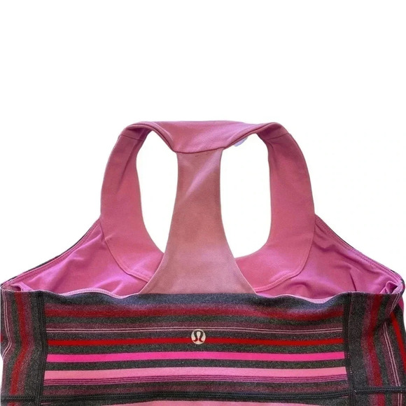 Lululemon Scoop Neck Tank Elevation  Space Dye/Smokey Rose Size 8 - Picture 6 of 8